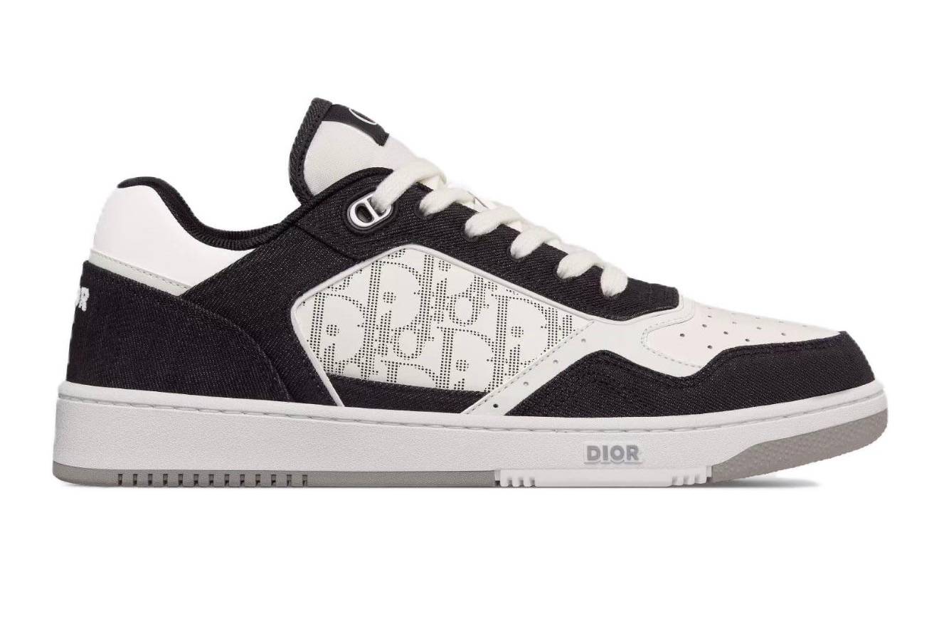 Dior B27 Low White Black Denim