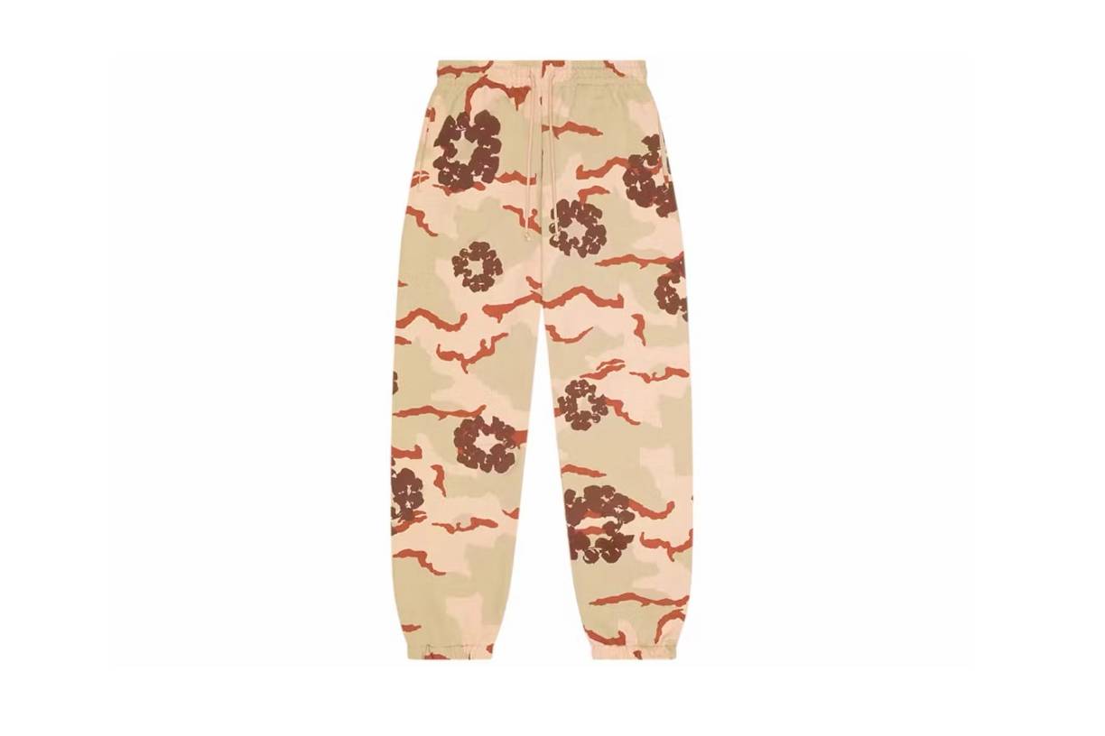 Denim Tears The Cotton Wreath Sweatpant Tan Camo