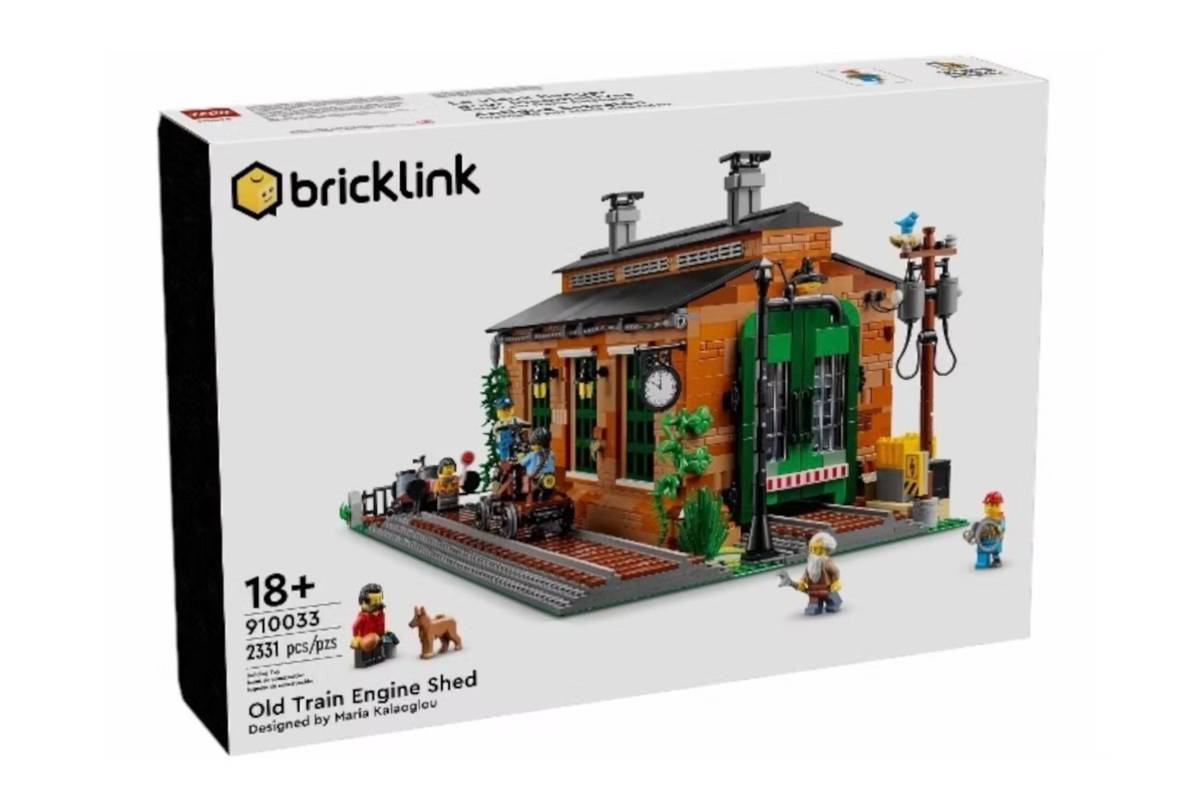 LEGO Bricklink Designer Program Old Train Engine Shed 910033