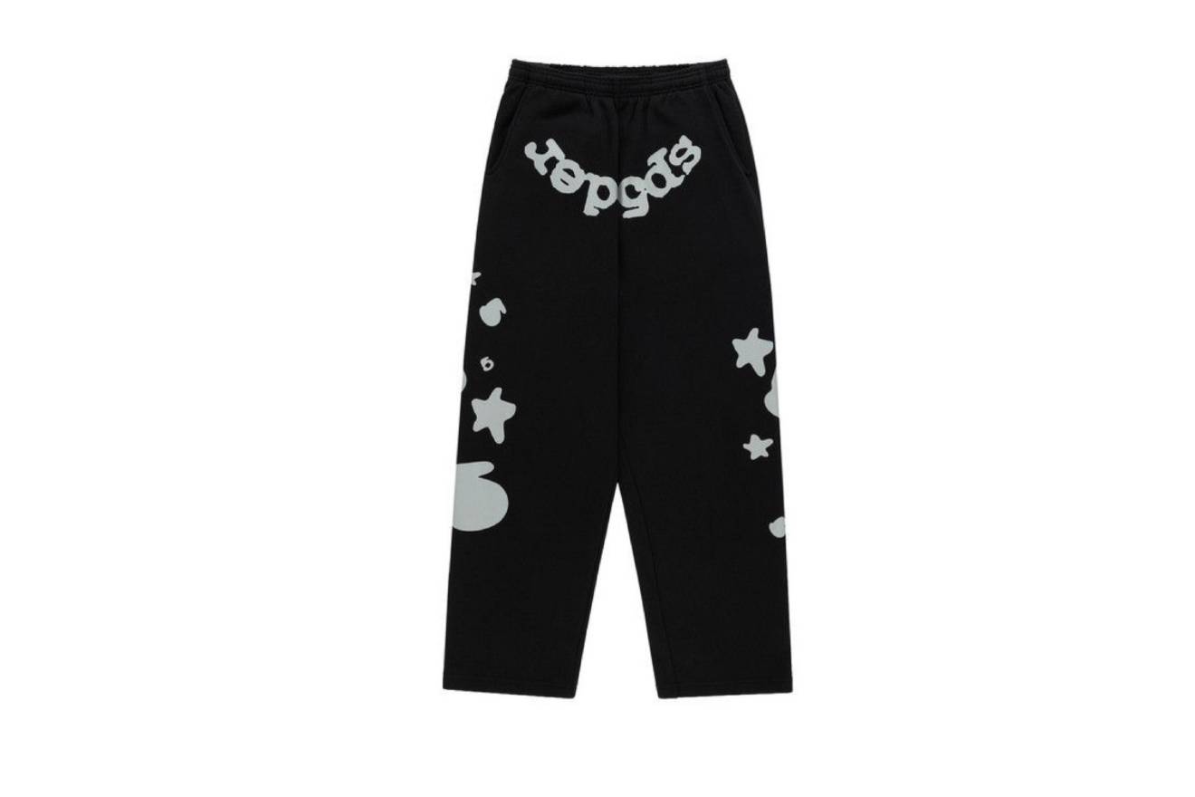 Sp5der Reflective Beluga Sweatpant  Black