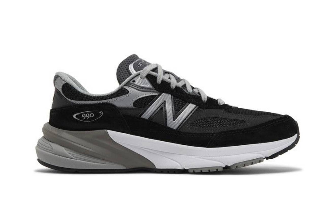 New Balance 990v6 MiUSA Black Grey White