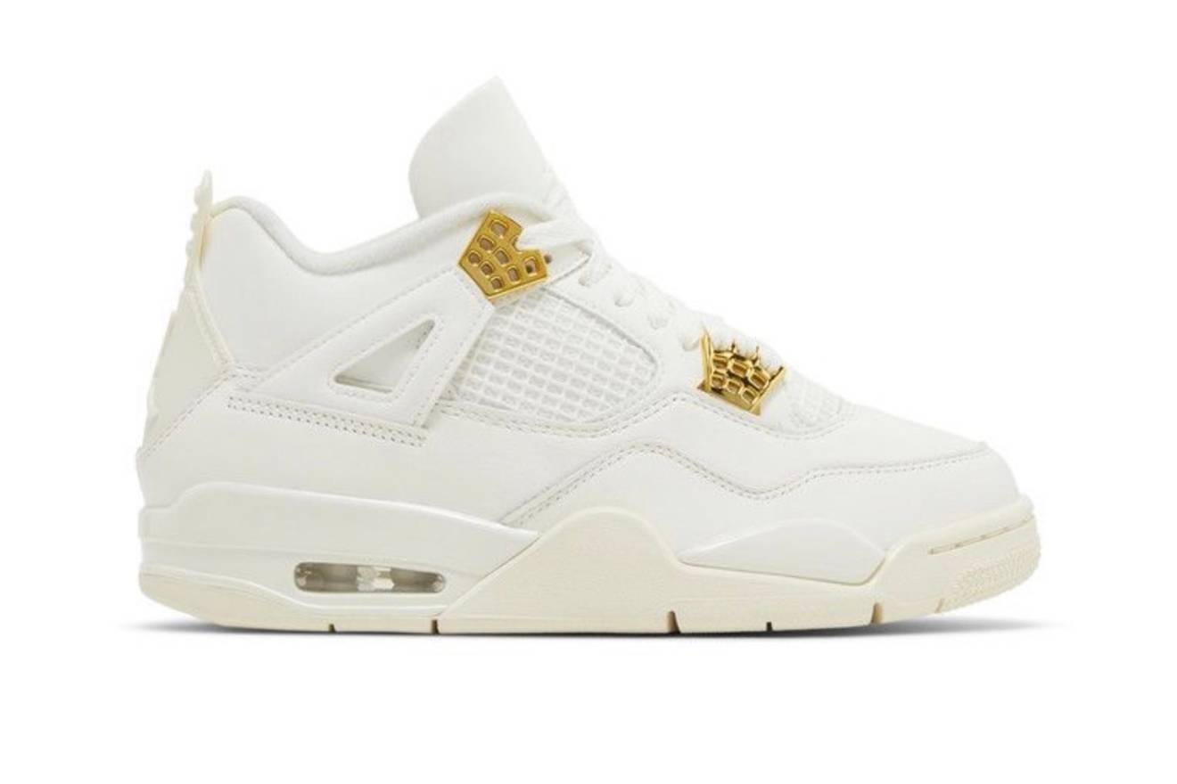 Jordan 4 Retro Metallic Gold (Women's)