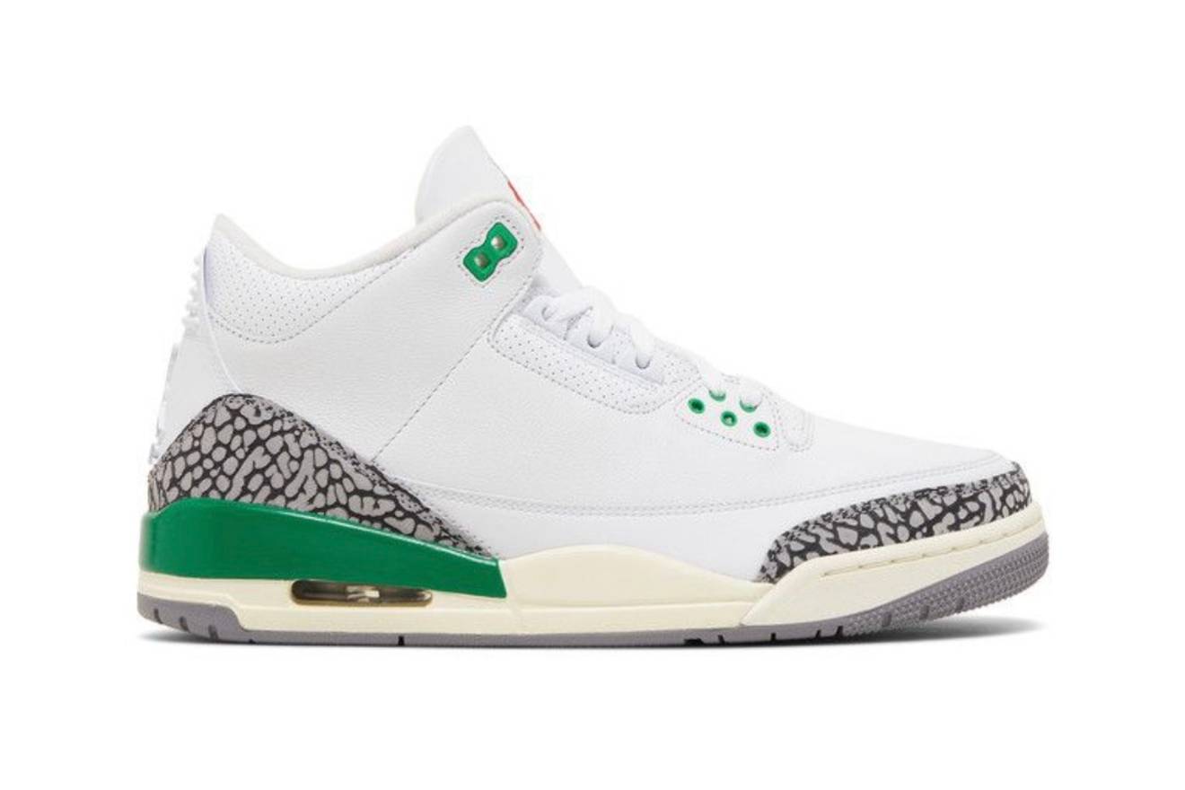 Jordan 3 Retro Lucky Green (Women's)