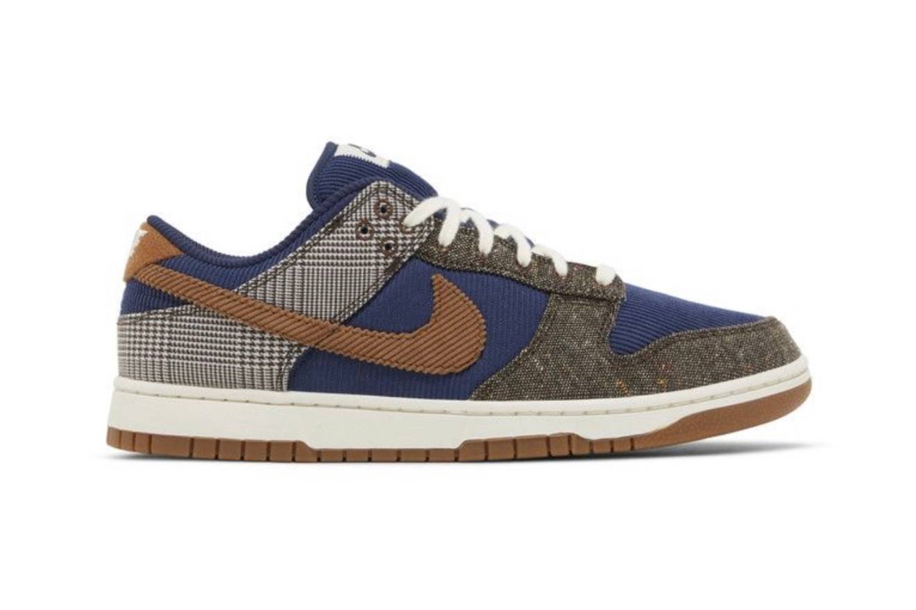 Nike Dunk Low Tweed Midnight Navy Corduroy