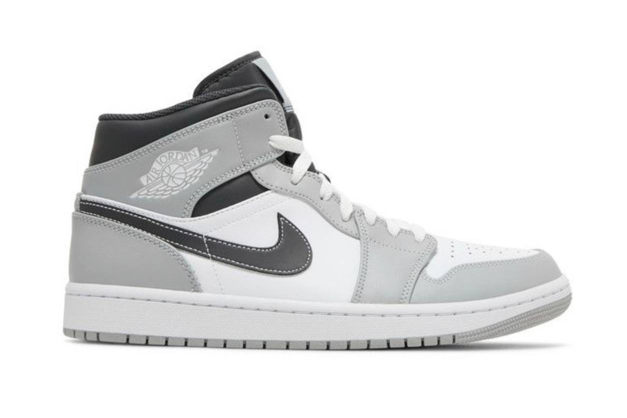 Jordan 1 Mid Light Smoke Grey Anthracite