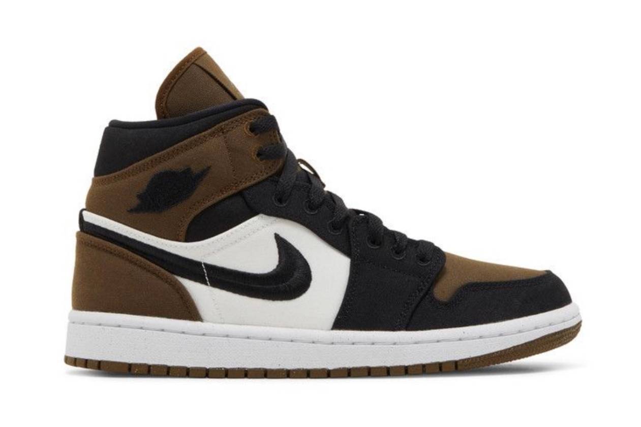 Jordan 1 Mid Olive Toe (Women's)