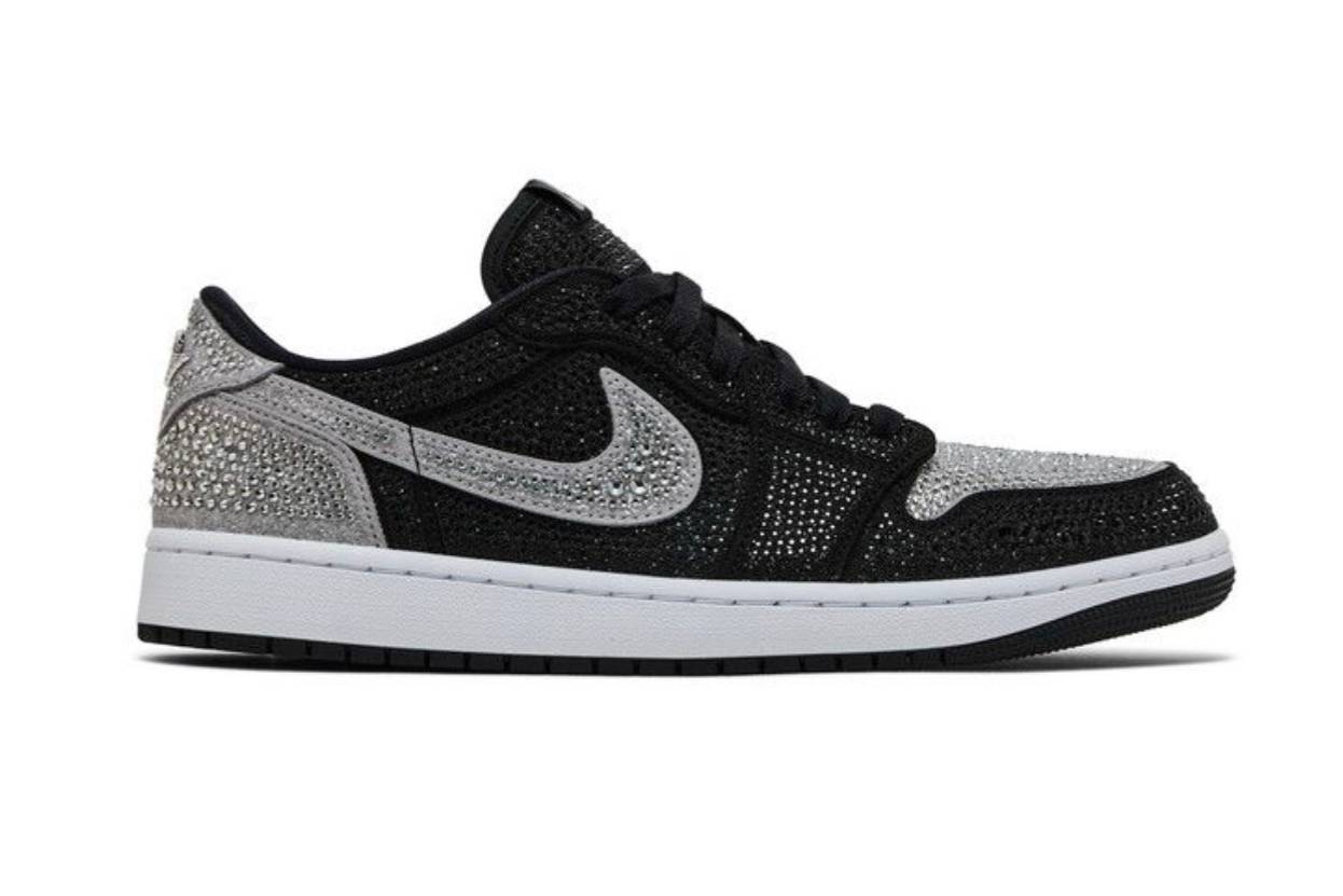 Jordan 1 Retro Low OG Swarovski Stealth (Women's)