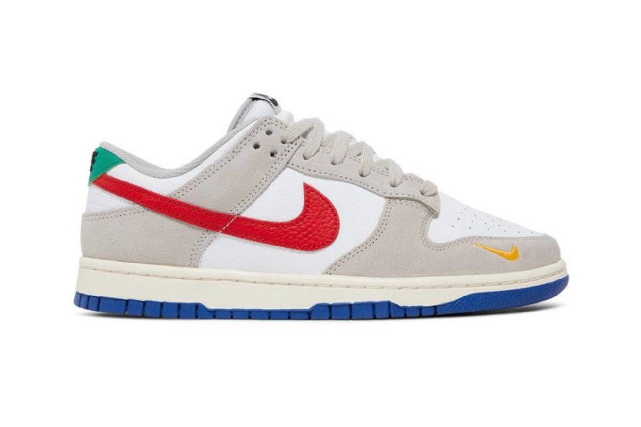 Nike Dunk Low Light Iron Ore Red Blue