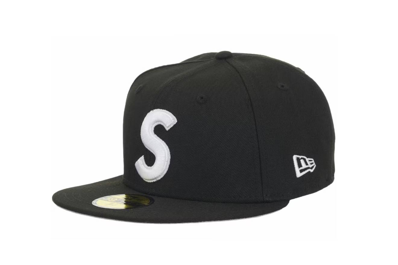 Supreme New Era Reaper S Logo 59Fifty Fitted Hat Black
