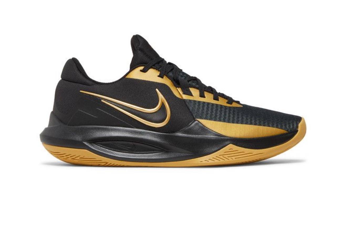 Nike Precision 6 Black Metallic Gold