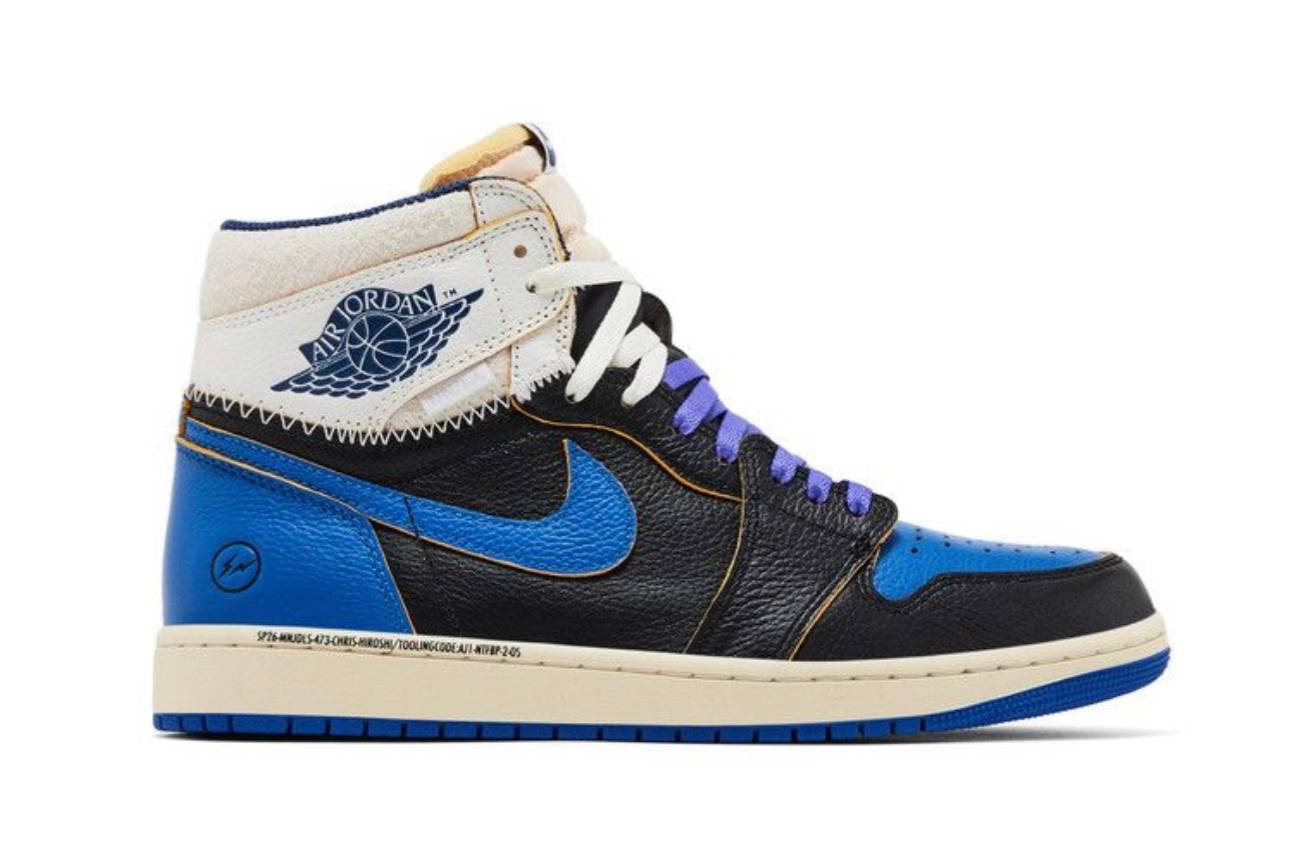 Jordan 1 Retro High OG SP Fragment x Union LA Sport Royal