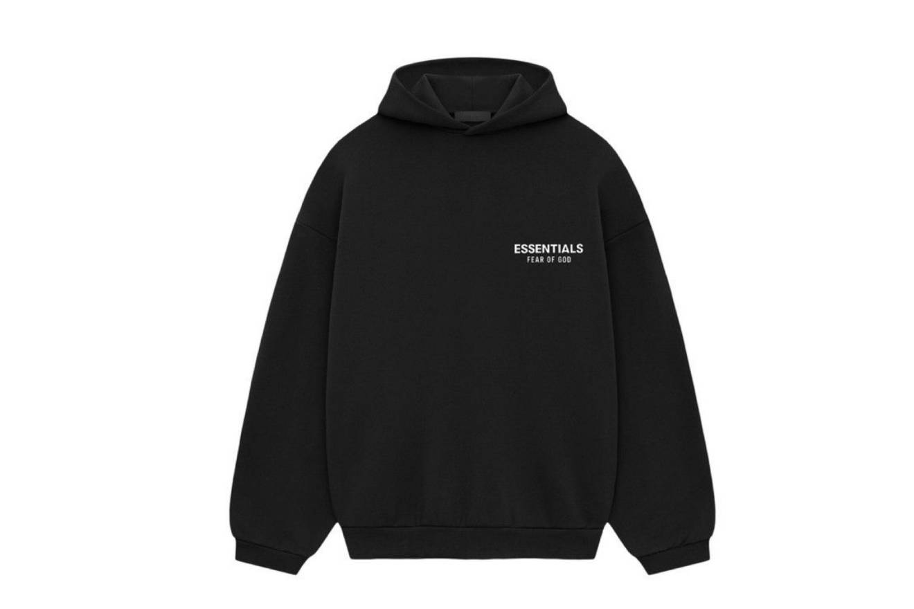 Fear of God Essentials Fleece Hoodie (FW24) Black