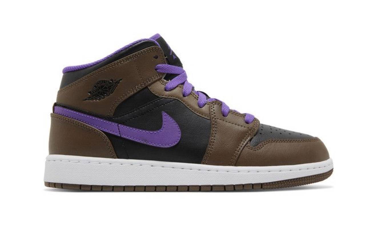 Jordan 1 Mid Purple Mocha (GS)