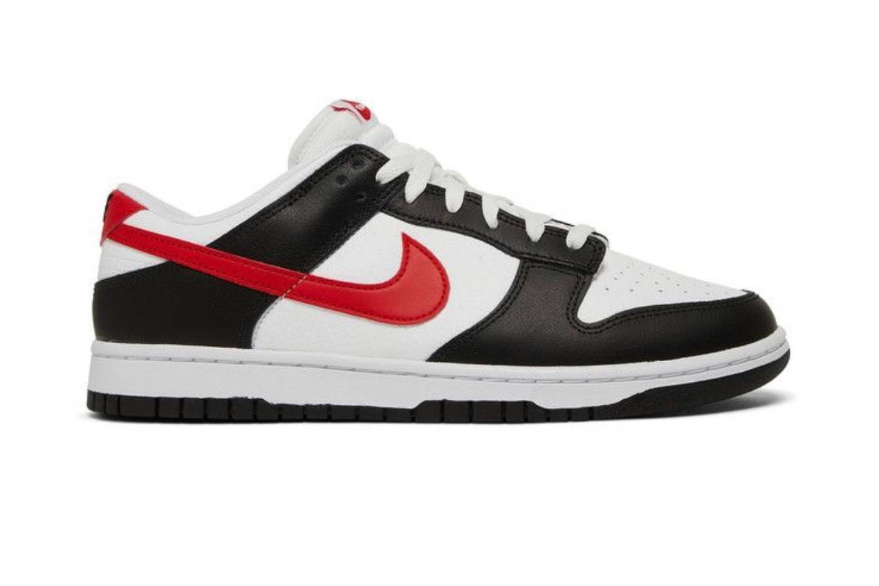 Nike Dunk Low Retro Red Swoosh Panda