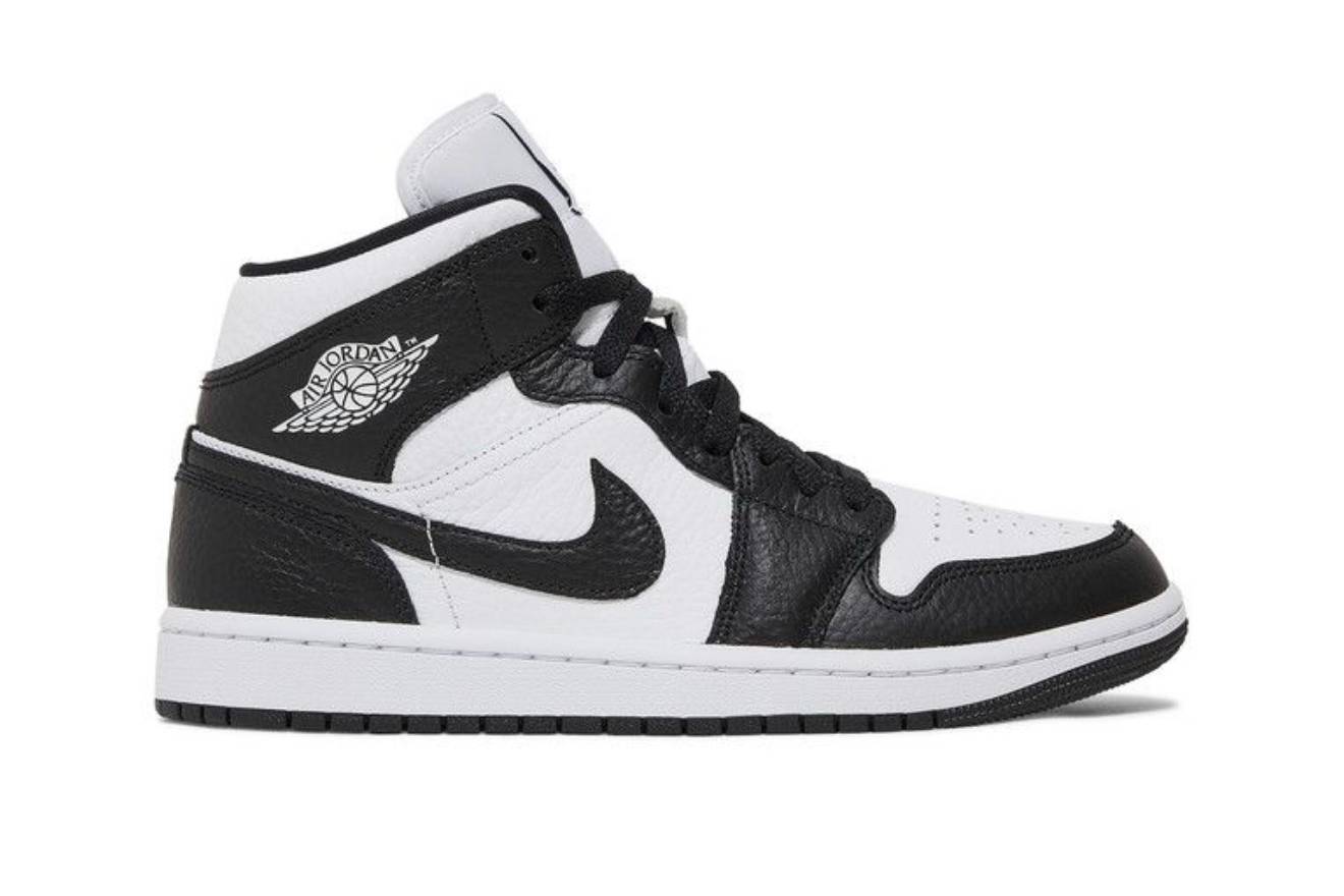 Jordan 1 Mid Split Black White (Women's)