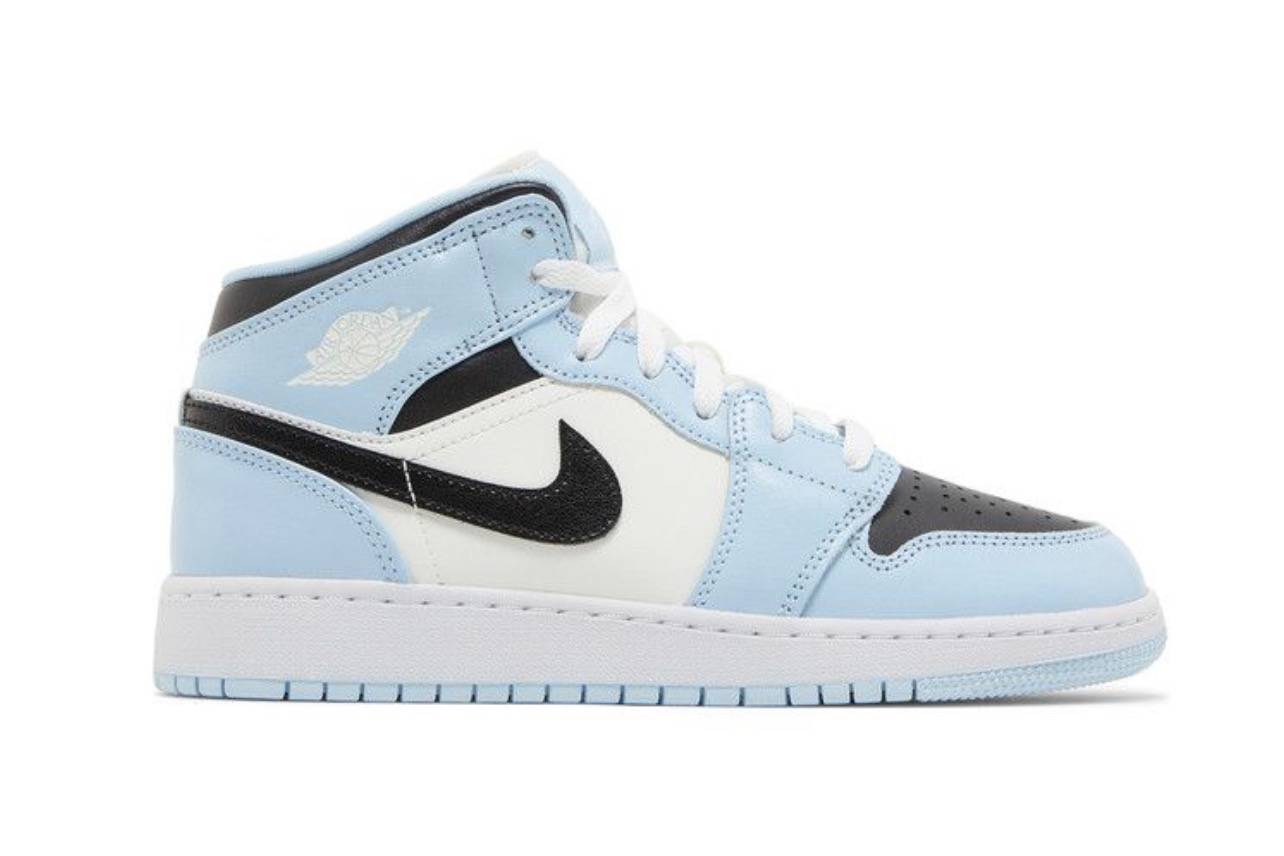 Jordan 1 Mid Ice Blue (2022) (GS)