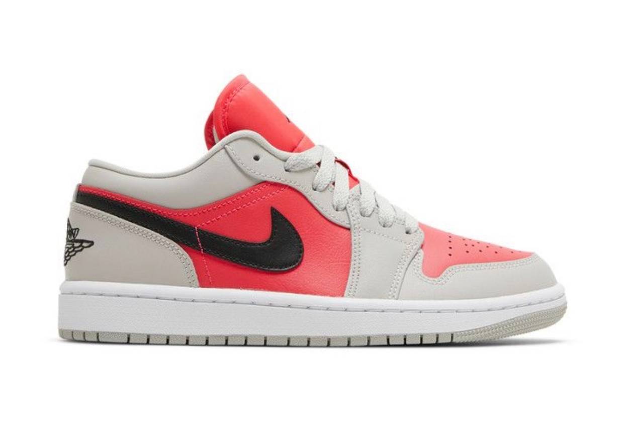 Jordan 1 Retro Low Light Iron Ore Siren Red (Women's)