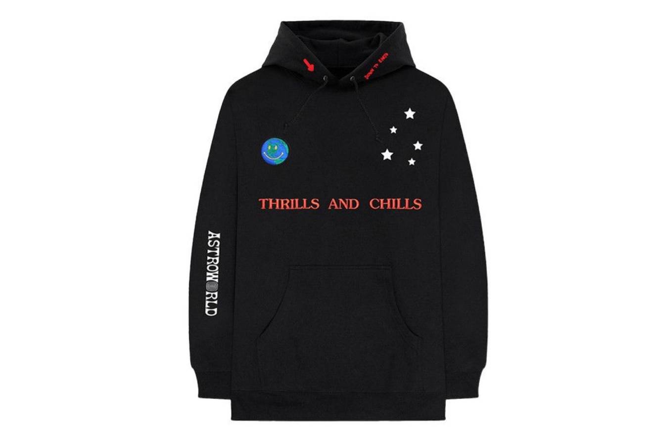 Travis Scott Astroworld World Peace Hoodie Black