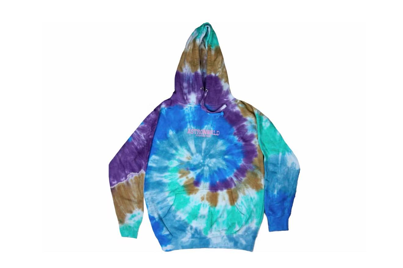Travis Scott Astroworld Festival Run Hoodie Tie Dye