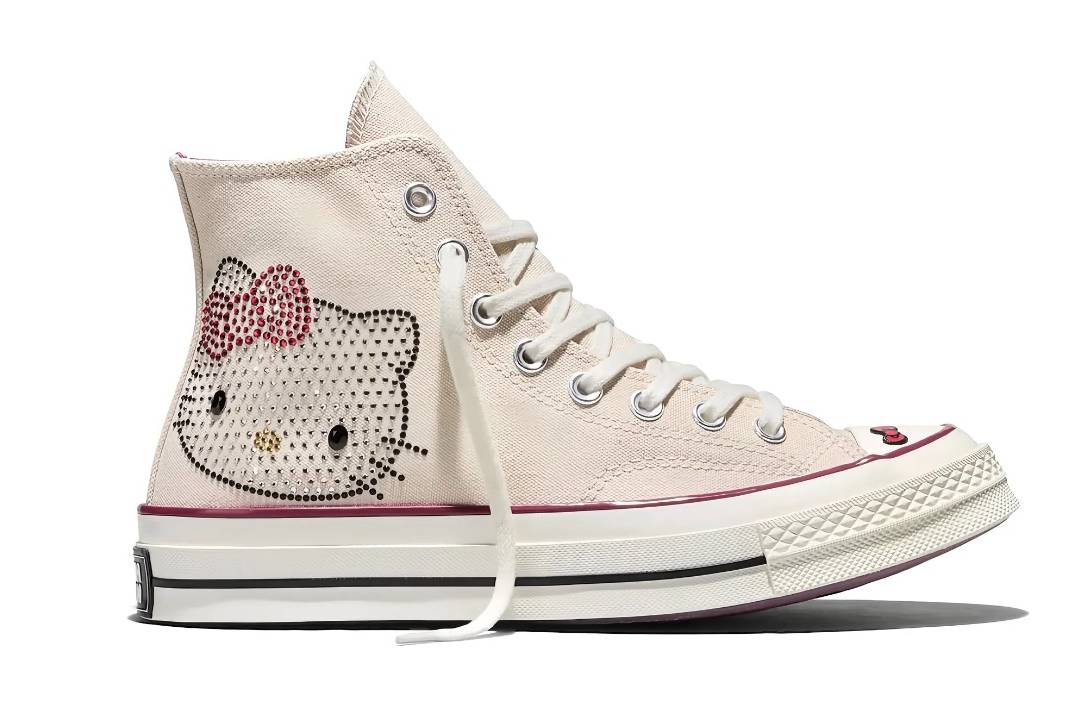 Converse Chuck 70 Hi Hello Kitty Swarovski Egret