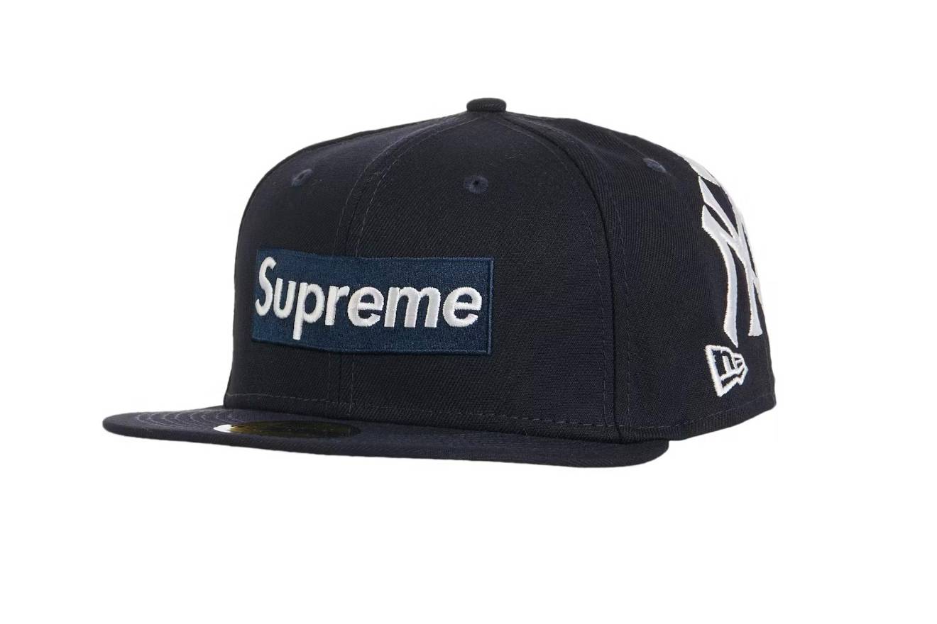 Supreme New York Yankees Box Logo New Era Navy