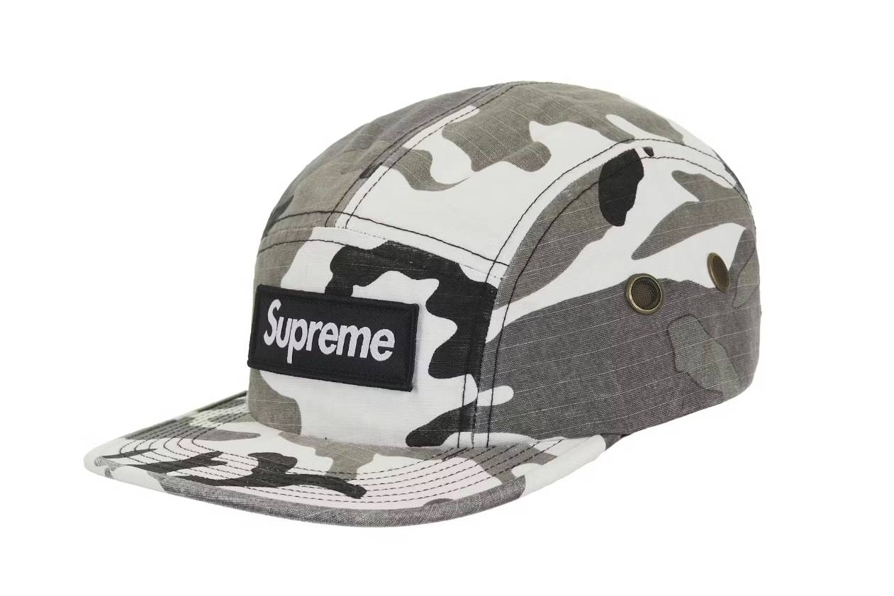 Supreme Military Camp Cap Snow Camo