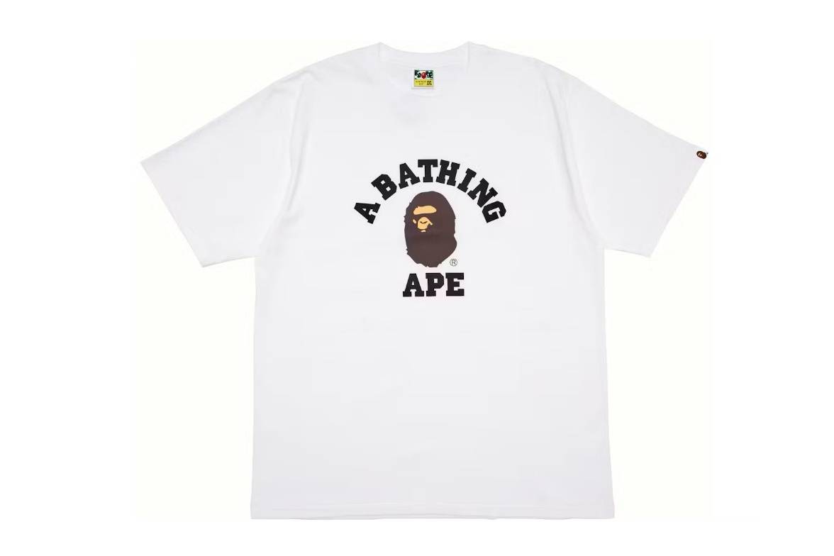 BAPE College Tee White