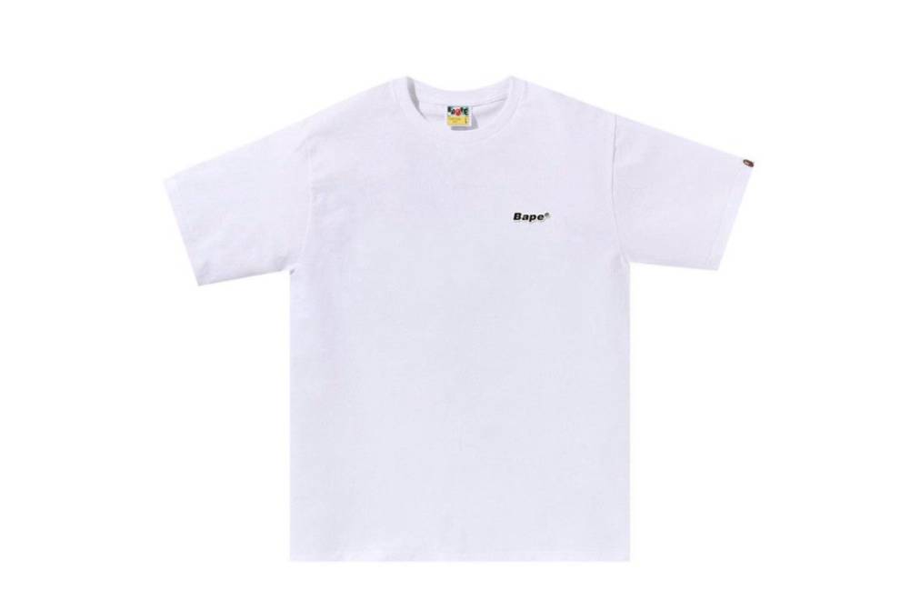 BAPE Colors Graffiti Tee White