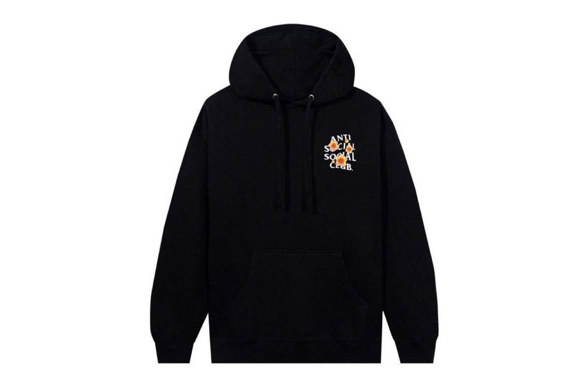 Anti Social Social Club See The Feeling Hoodie Black Black