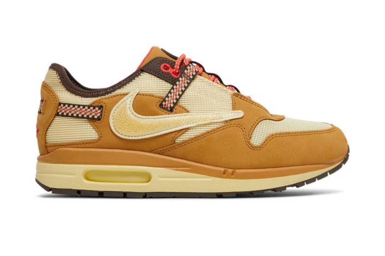 Nike Air Max 1 Travis Scott Cactus Jack Wheat Lemon Drop