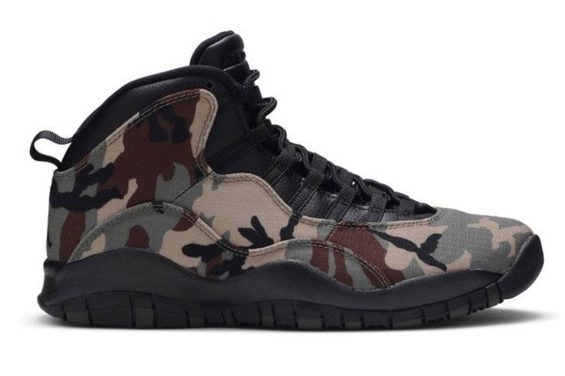 Jordan 10 Retro Woodland Camo
