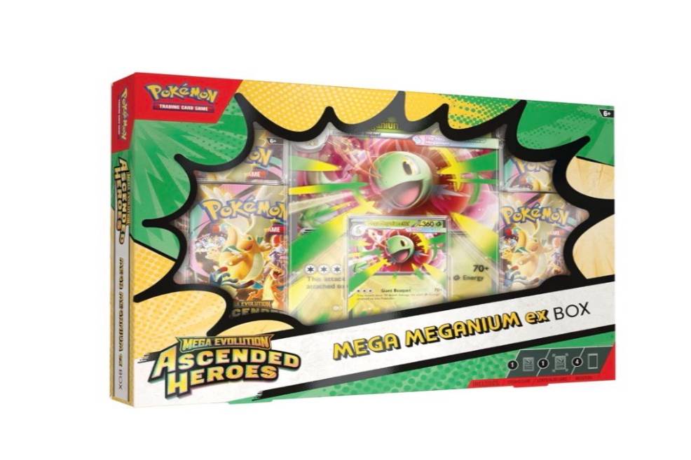 2026 Pokémon Mega Evolution Ascended Heroes Mega Meganium ex Box