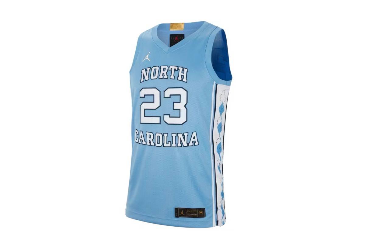Jordan College Unc Limited Basketball Jersey Blue
