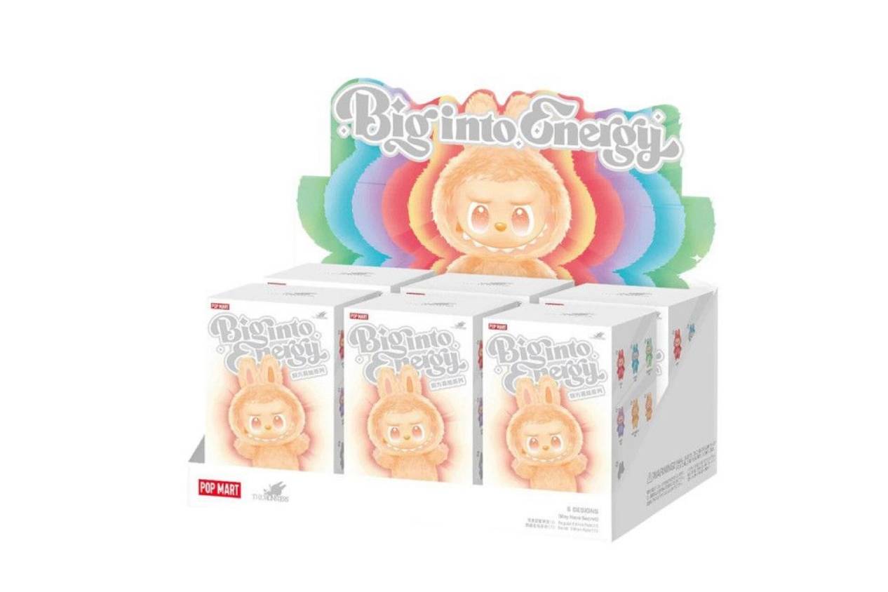 Pop Mart Labubu The Monsters Big into Energy Series Vinyl Plush Pendant Sealed Case (6 Blind Box)