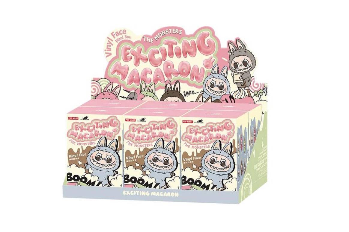 Pop Mart Labubu The Monsters Exciting Macaron Vinyl Face Sealed Case (6 Blind Boxes)
