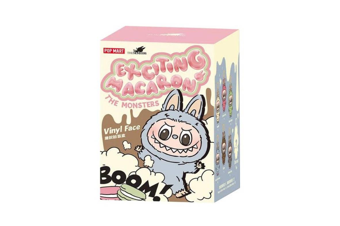 Pop Mart Labubu The Monsters Exciting Macaron Vinyl Plush Pendant Single Blind Box