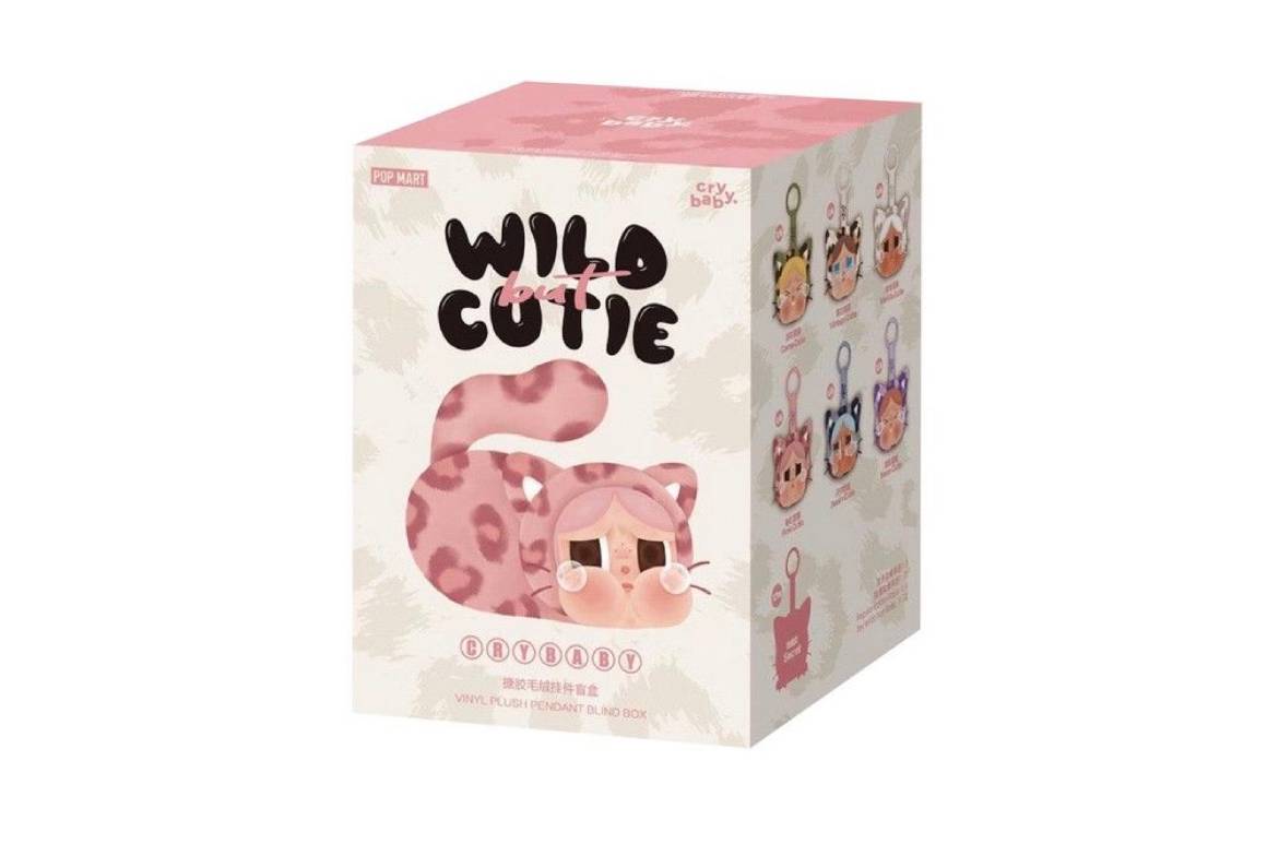 Pop Mart CRYBABY Wild but Cutie Series Vinyl Plush Pendant Single Blind Box