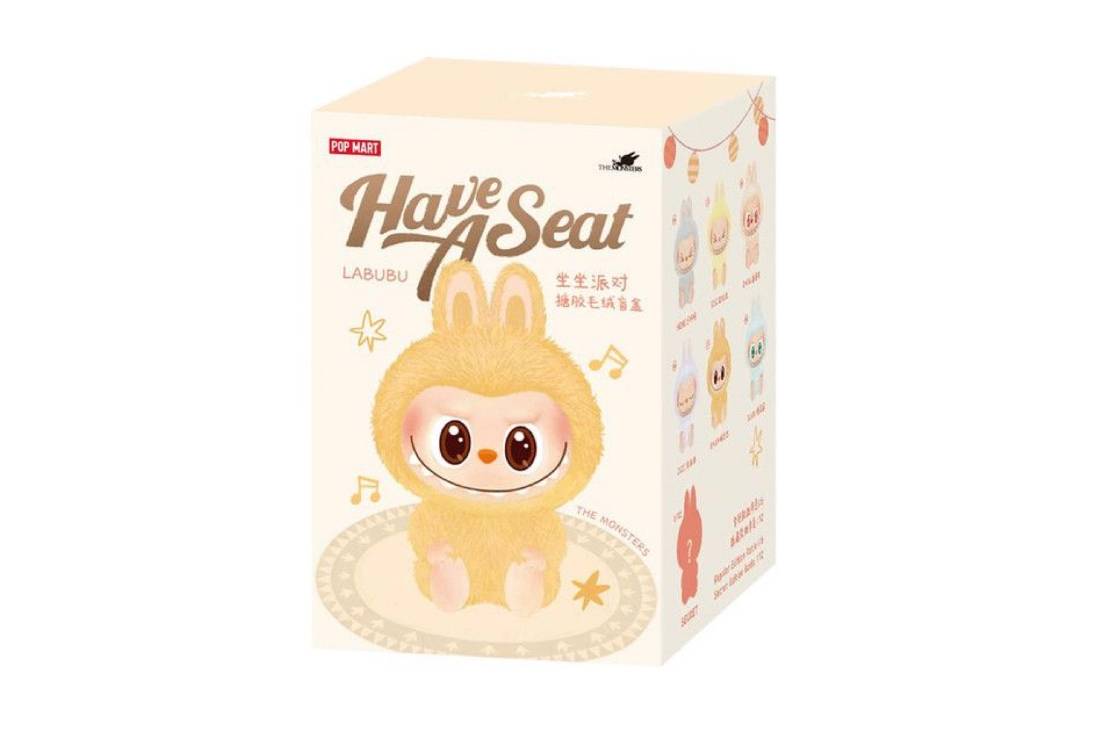 Pop Mart Labubu The Monsters Have a Seat Vinyl Plush Single Blind Box