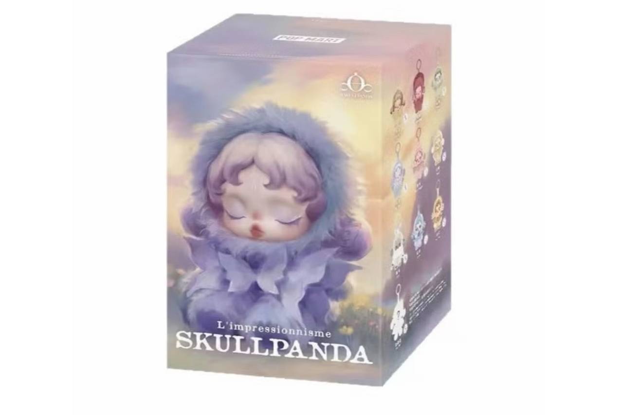 Pop Mart L'impressionnisme Skullpanda Series Plush Doll Single Blind Box