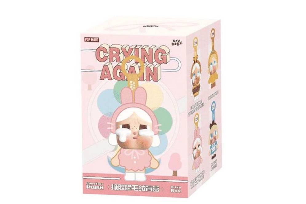 Pop Mart CryBaby Crying Again Series Vinyl Face Plush Single Blind Box