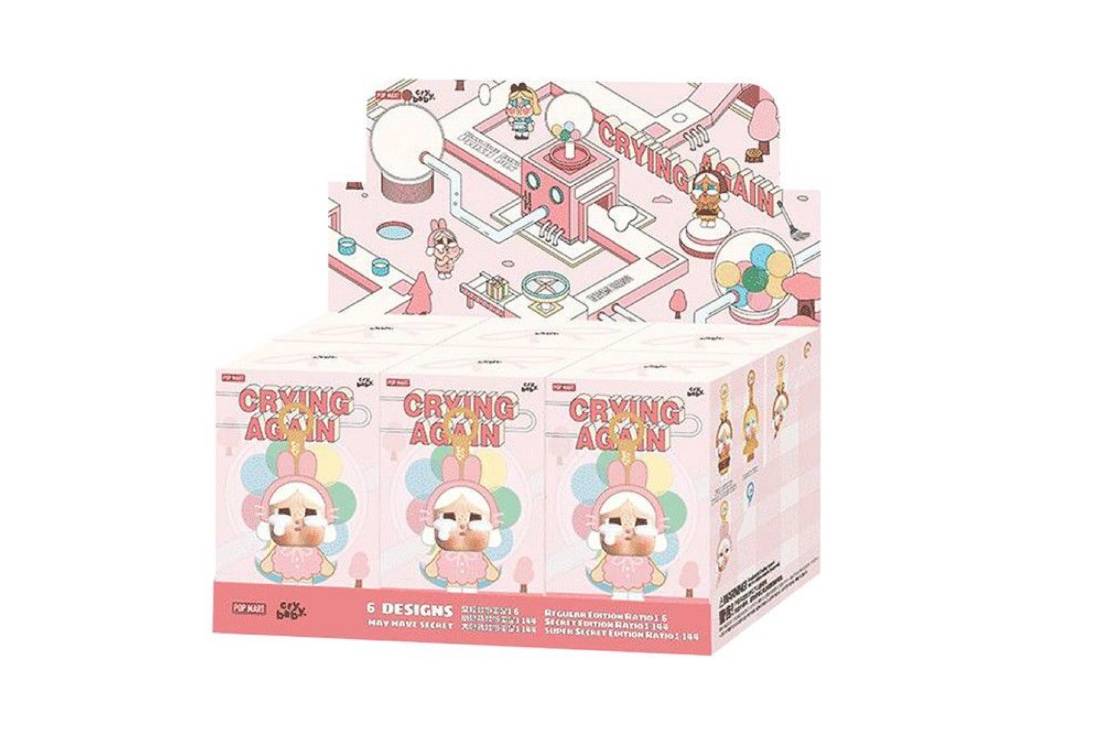 Pop Mart CryBaby Crying Again Series Vinyl Face Plush Sealed Case (6 Blind Box)