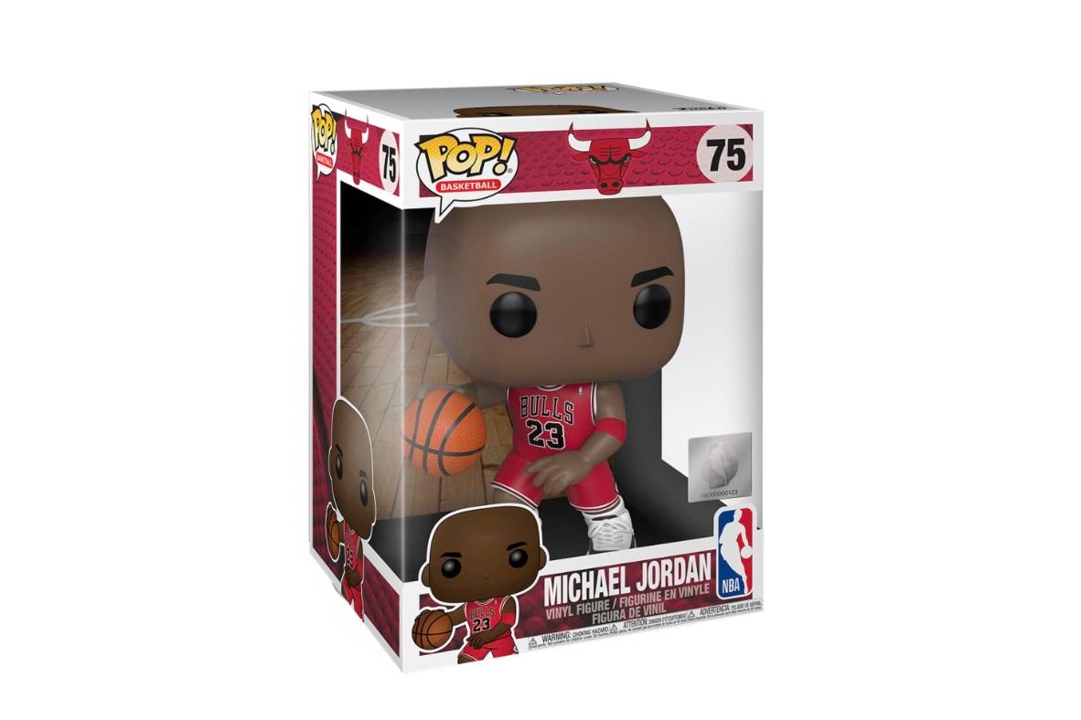 Funko Pop! Basketball Chicago Bulls Michael Jordan (Red Jersey) 10 Inch Figure #75