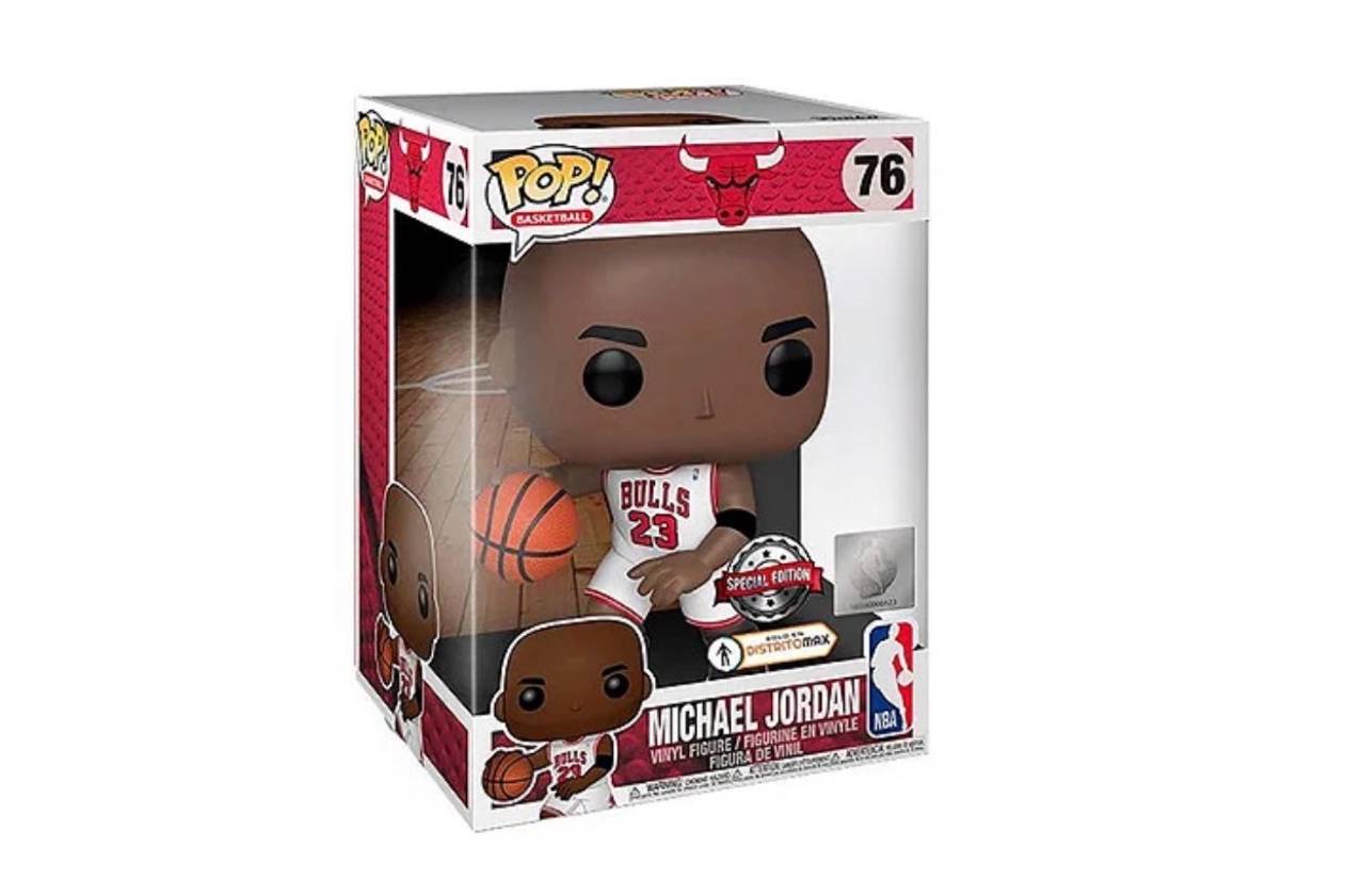 Funko Pop! Basketball Chicago Bulls Michael Jordan (White Jersey) 10 Inch Figure #76