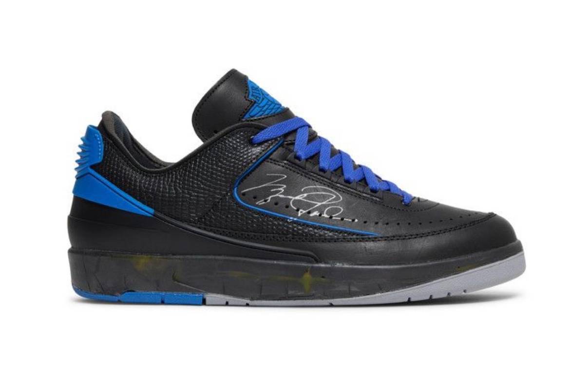 Jordan 2 Retro Low SP Off-White Black Blue