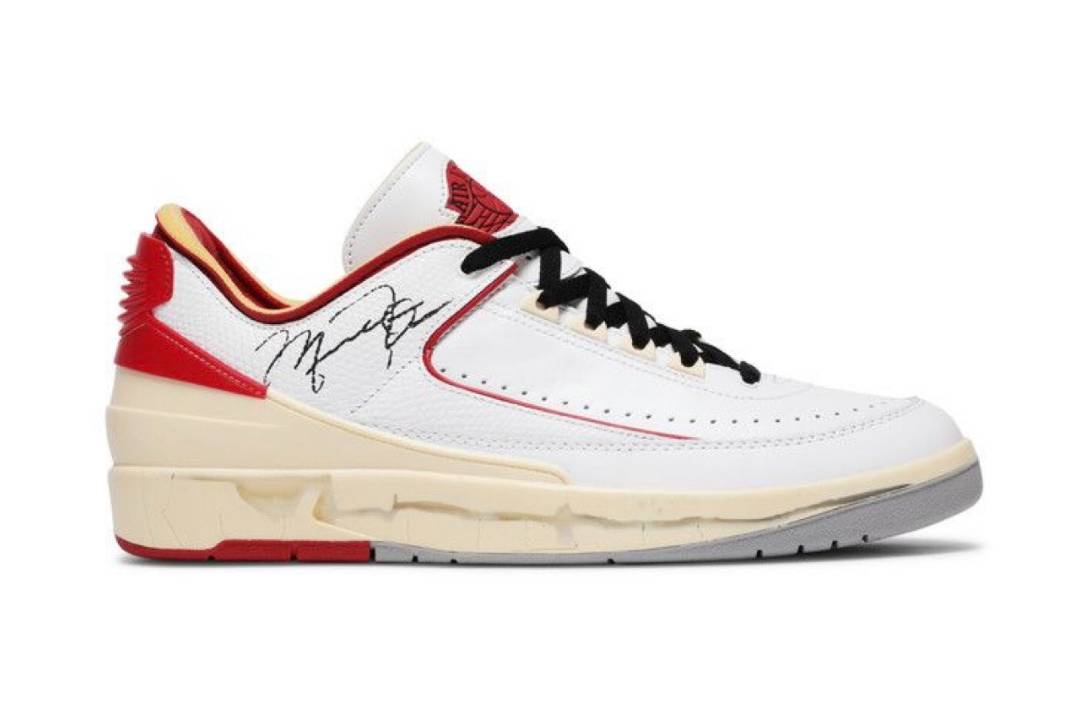 Jordan 2 Retro Low SP Off-White White Red