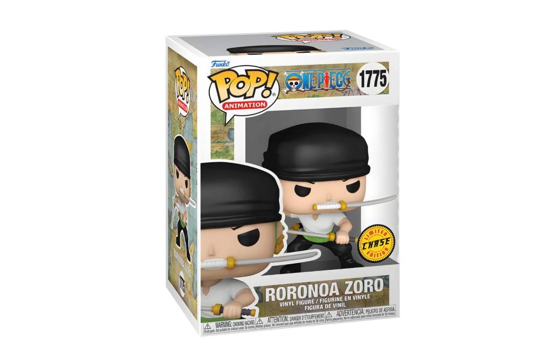 Funko Pop! Zoro (Pre-Timeskip) using Three Sword Style - Chase #1775