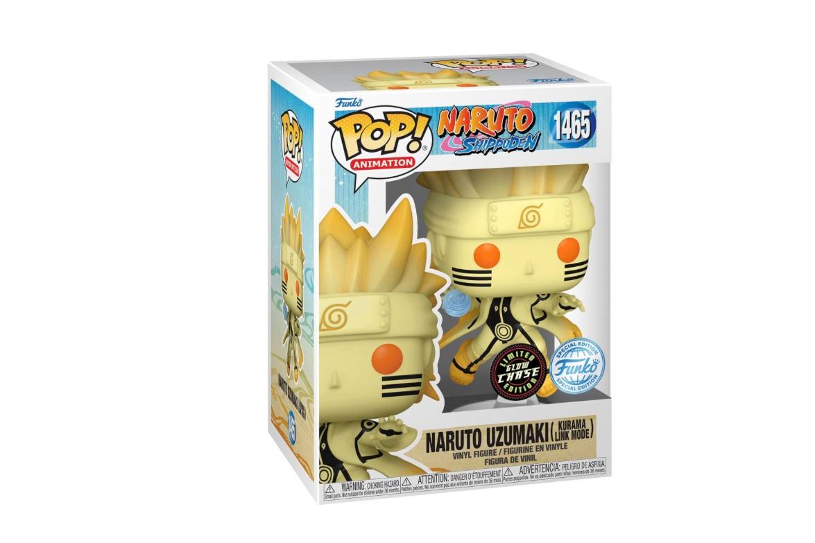 Funko pop! Naruto Uzumaki (Kurama-Link Mode) Funko Exclusive - Bundle #1465
