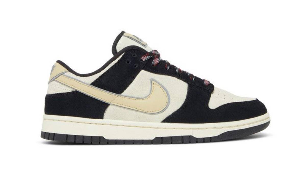 Nike Dunk Low LX Black Suede Team Gold (Women's)