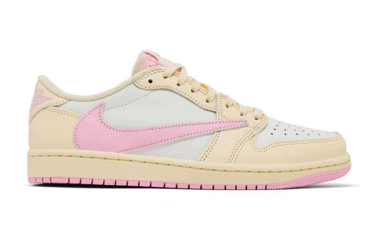 Jordan 1 Retro Low OG SP Travis Scott Shy Pink