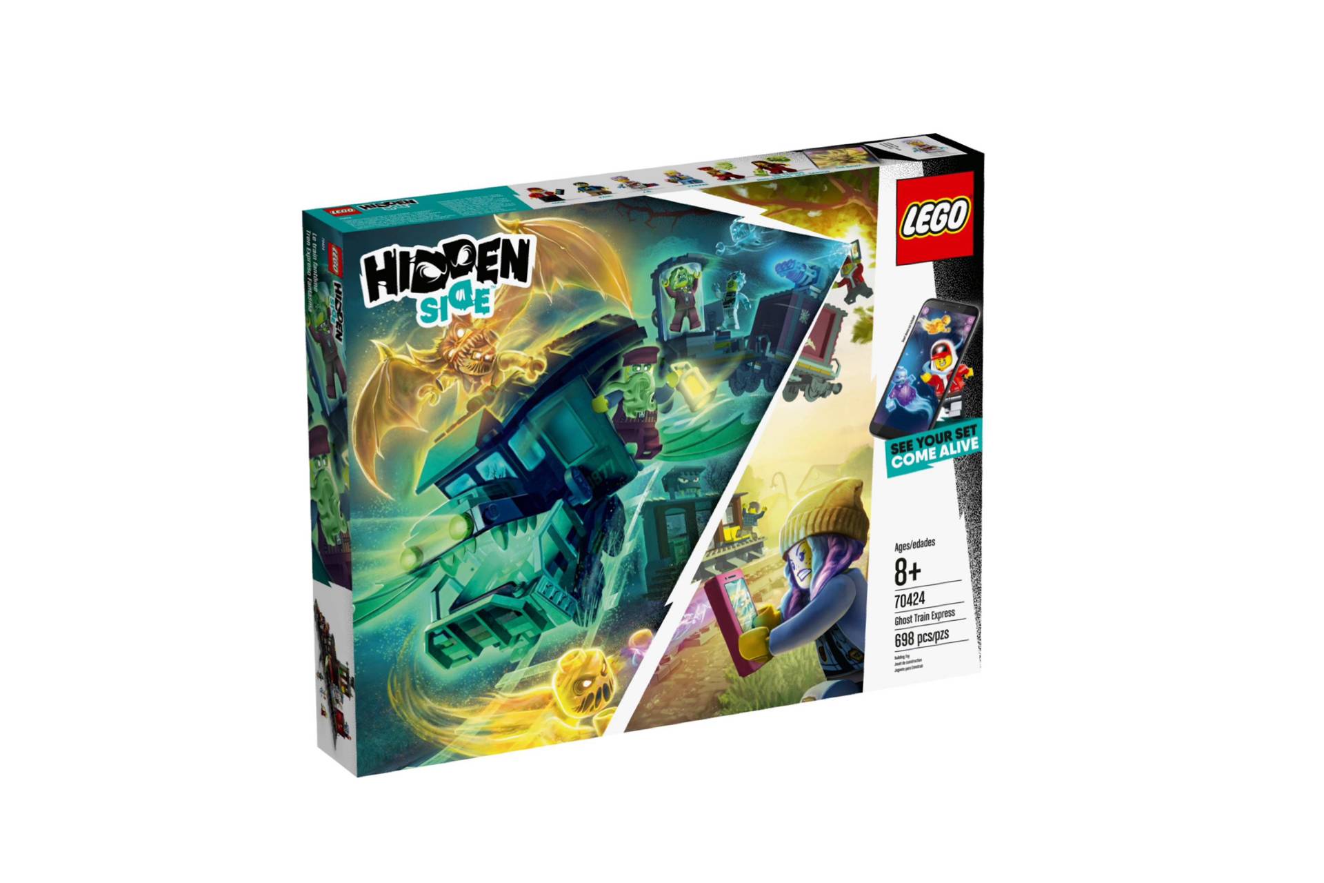 LEGO Hidden Side Ghost Train Express Set 70424